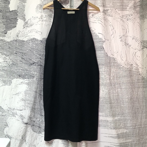 First Rite Black Linen Dress Sz. 8/L - fabulous rare dress - Picture 6 of 17